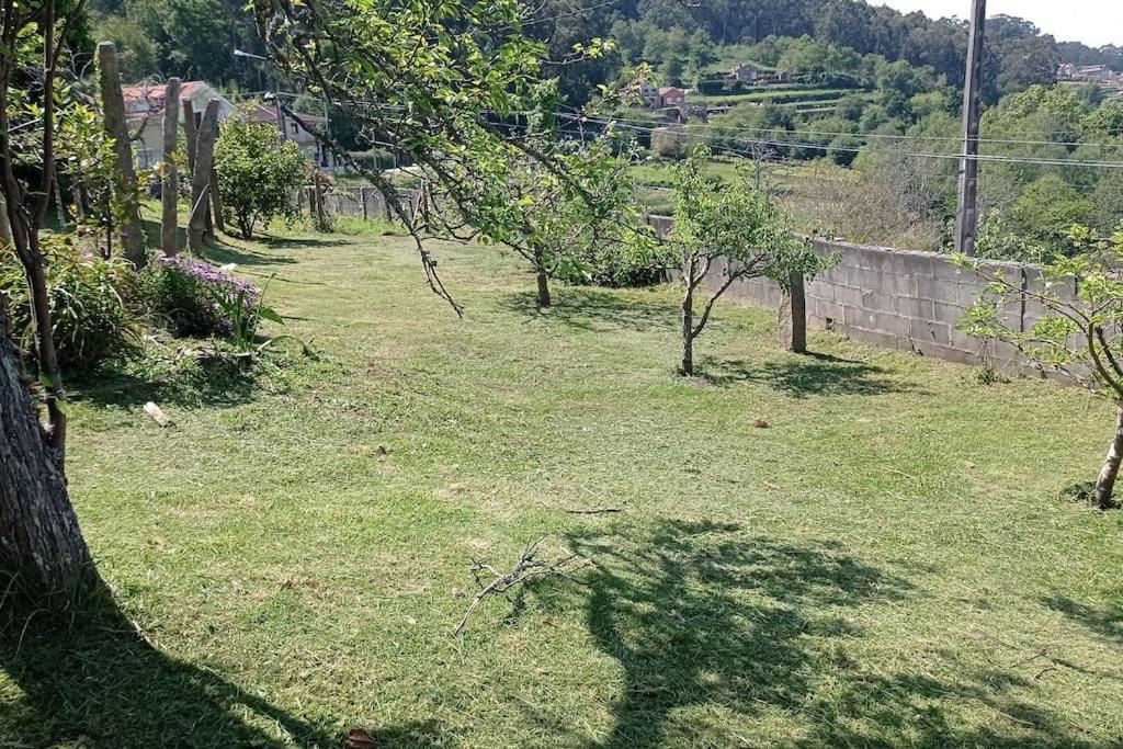 A Barraca. Casa Con Jardin Y Vistas A La Ria Bueu Exterior foto