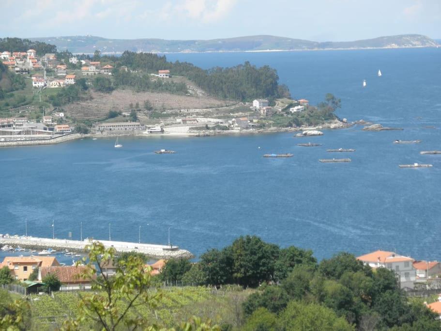 A Barraca. Casa Con Jardin Y Vistas A La Ria Bueu Exterior foto