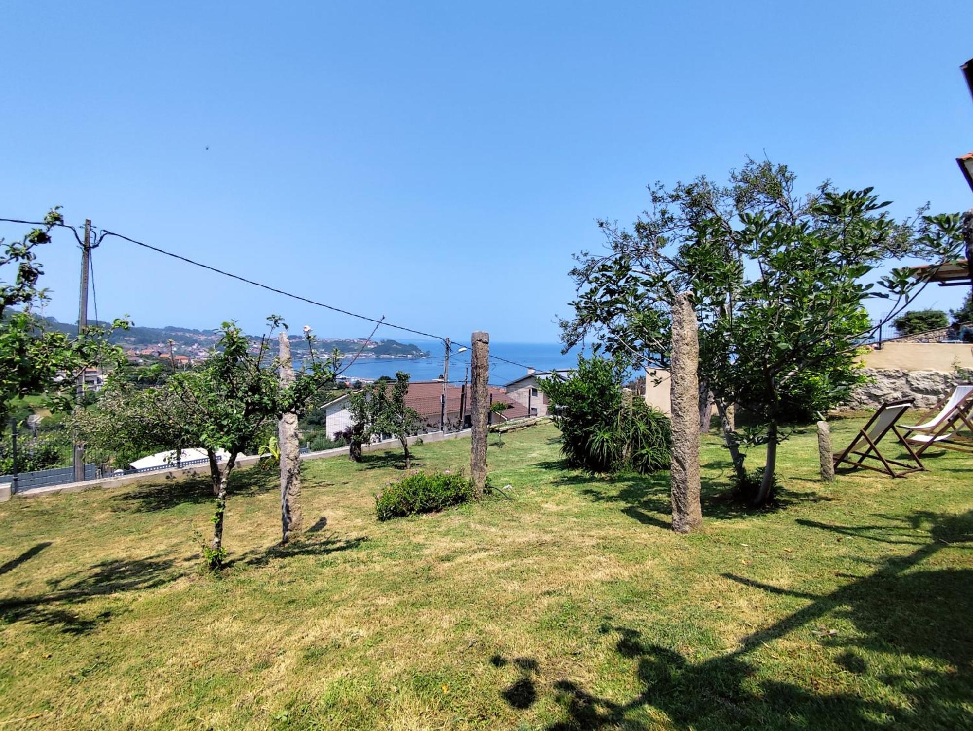 A Barraca. Casa Con Jardin Y Vistas A La Ria Bueu Exterior foto